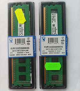 Kingston kvr1333d3s8n9/2G (2*2Gb) dimm DDR3
