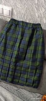 Юбка в складку школьнице