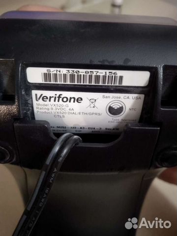 Verifone vx520 терминал оплаты