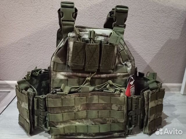 Бронежилет разгрузка плитник новый мох олива MC