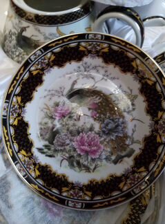 Сервиз чайн новый6 перс фарфор Китай15пр торг незн