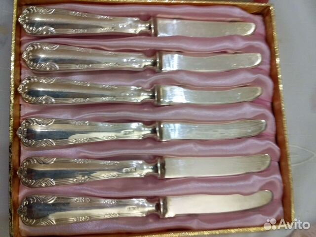 Серебряный столовый набор