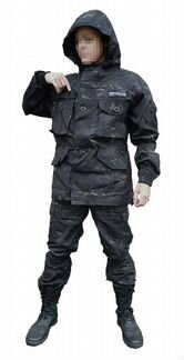 Костюм летний Горка 8 Рип-Стоп (черный мультикам)