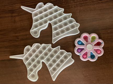 Поп ит единорожки меняют цвет на солнце