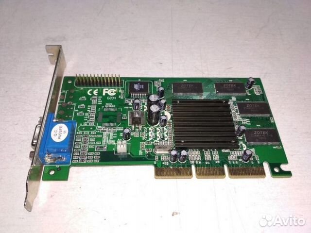 Видеокарта AGP Nvidia GeForce2 MX400 64MB sdram V
