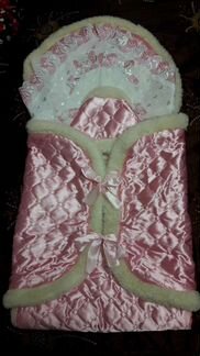 Конверт на выписку зимний для девочки