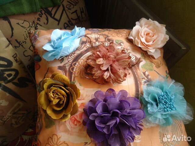 Красивые броши для платья, костюма и веера