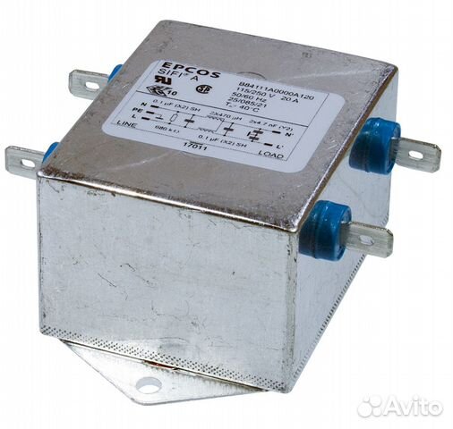 Сетевой фильтр B84111A0000A120 2x20A 250В