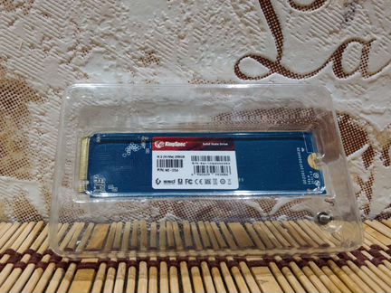 Новый KingSpec Nvme SSD 256 gb + радиатор