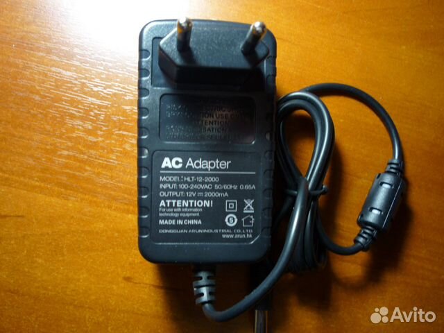 Адаптер блок питания 12v