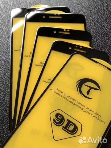 Защитное стекло на iPhone / стекло 9D