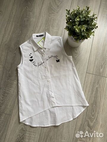 Блузки новые на рост 128