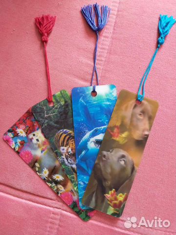 Объемные закладки для книг