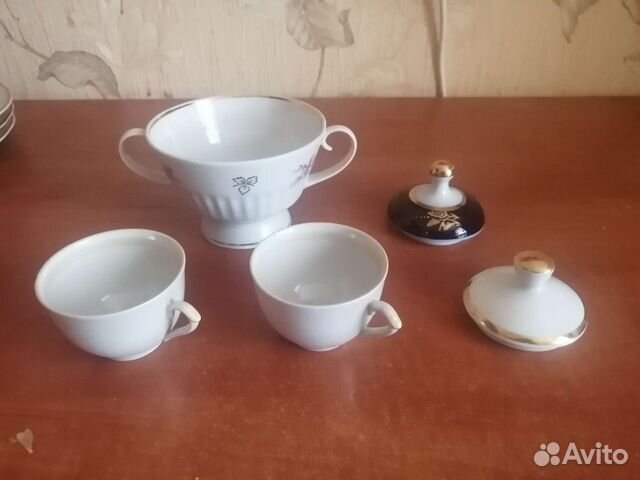 Остатки фарфоровые сервизов