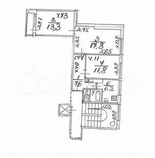 3-к. квартира, 60,1 м², 2/9 эт.