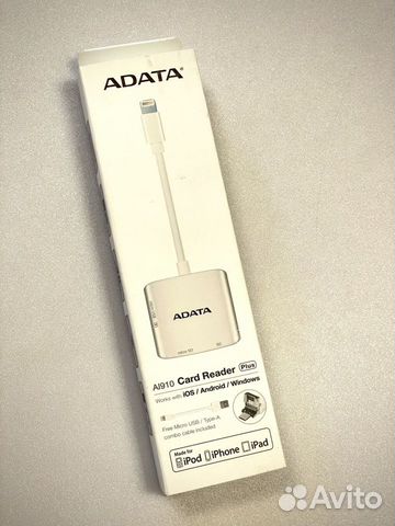 Картридер для iPhone AData AI910