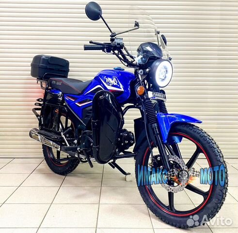 Мопед Alpha Турист дв. 110 см3 (S2) синий