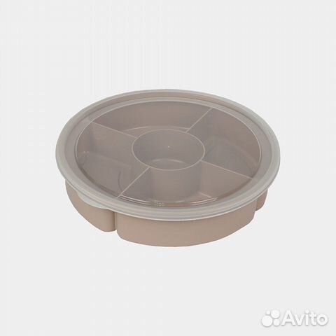 Менажница с крышкой 5 секций (4*400мл+220мл) капу