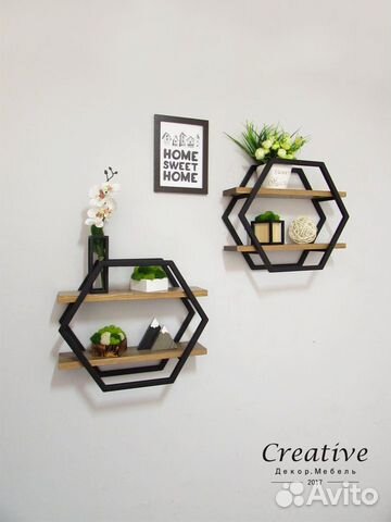 Полки настенные,лофт