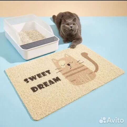 Коврик под миски и туалет для животных