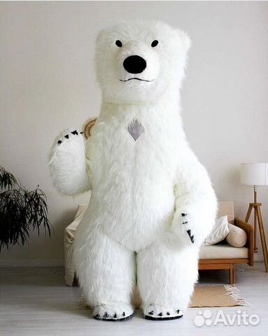 Большой белый мишка экспресс поздравление
