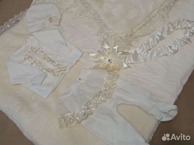 Конверт на выписку для девочки зима