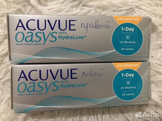 Линзы Acuvue Oasys для астигматизма