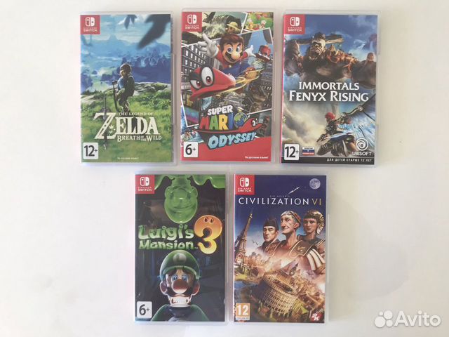 Игры для Nintendo Switch Нинтендо Свич купить в Москве | Электроника ...