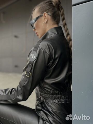 Кожаный комбинезон