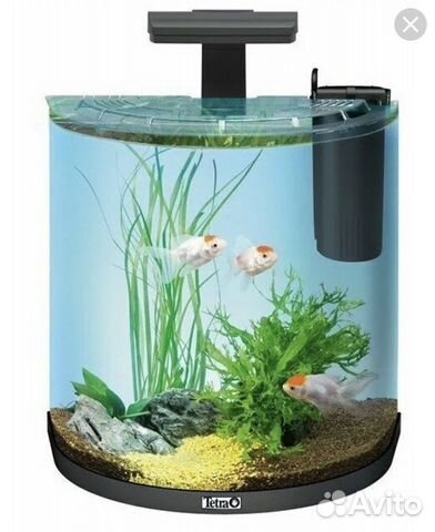 Аквариум + фильтр+лампа+ наполнение 60л