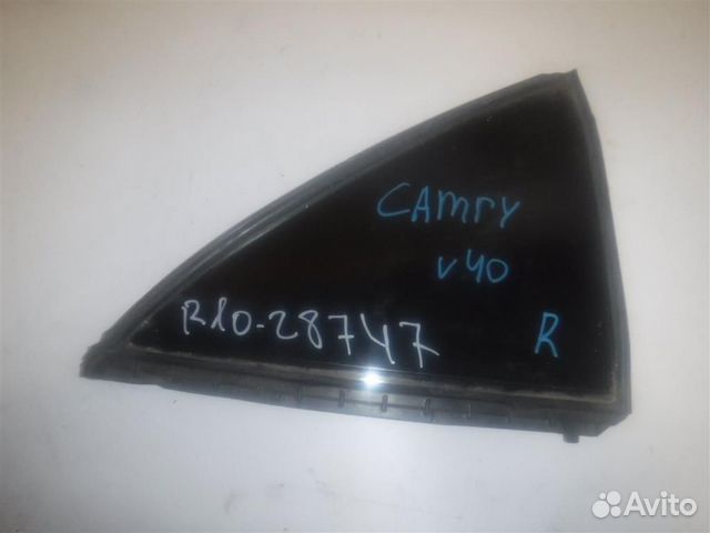 Стекло двери задней правой (форточка) Toyota Camr