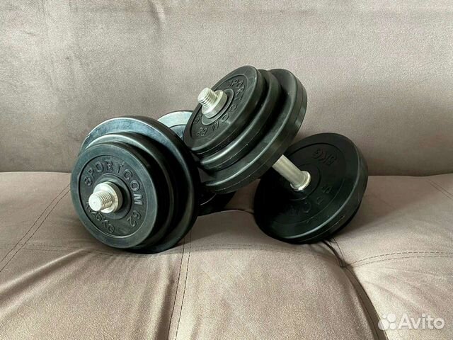 Гантели 2 шт по 19,5 кг