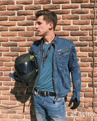 Мотокуртка джинсовая с защитой OSA