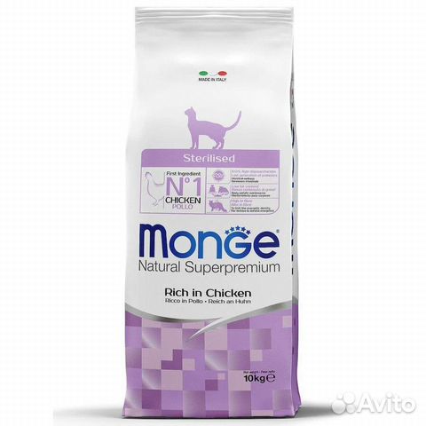 Monge / Монж корм для кошек 10кг