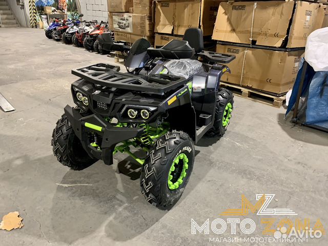 Квадроцикл MotoLand Wild Track 200 Lux серый