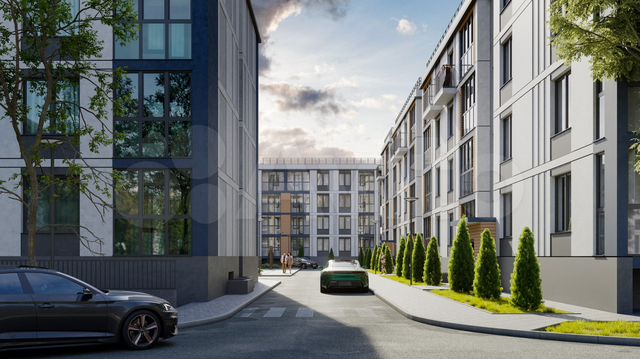 2-к. квартира, 59,2 м², 2/4 эт.