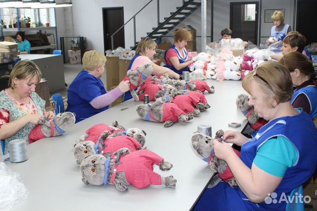 Работа на Производстве Мягких игрушек в москве