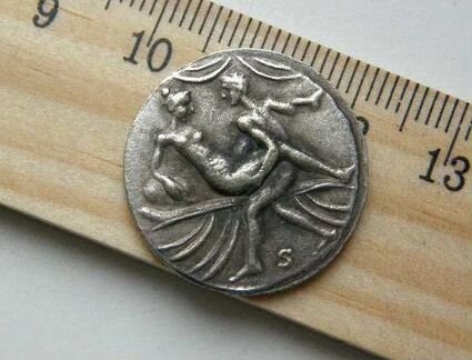 Спинтрии 16 штук комплект Рим I - II век нашей эры