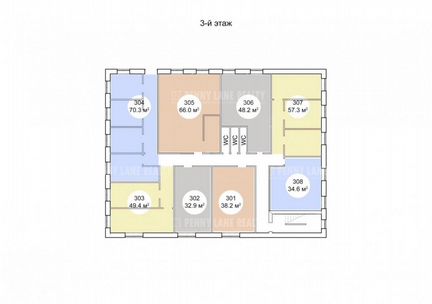 Сдам офисное помещение, 49 м²
