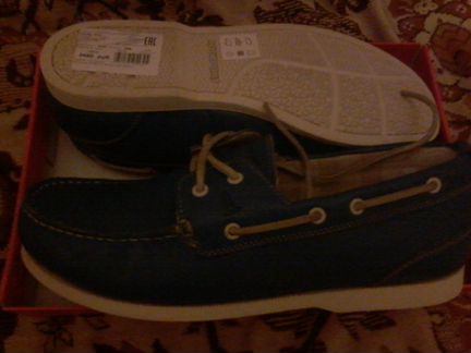 Rockport новые синие мокасины