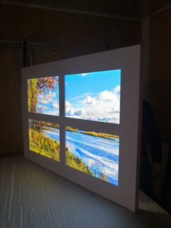 Световое фальш окно 1200х850