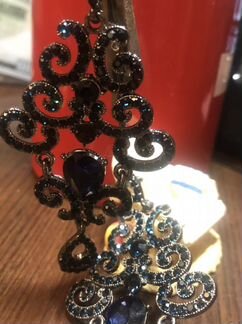 Шикарные вечерние серьги