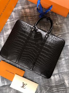 Портфель Louis Vuitton крокодил