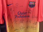 Футболка Месси Барселона с автографами объявление продам
