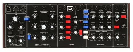Синтезатор полностью аналоговый Behringer Model D
