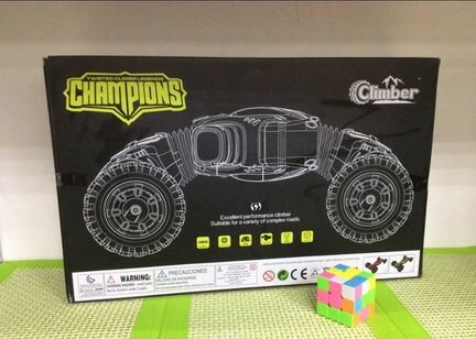Машинка перевертыш Chempions(зелёный)