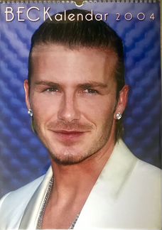 David Beckham 2004 Календарь