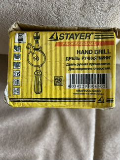Ручной дрель Stayer