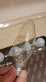 Лампочки цоколь Е14 на 40 и 60 ватт
