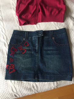 Юбка джинсовая